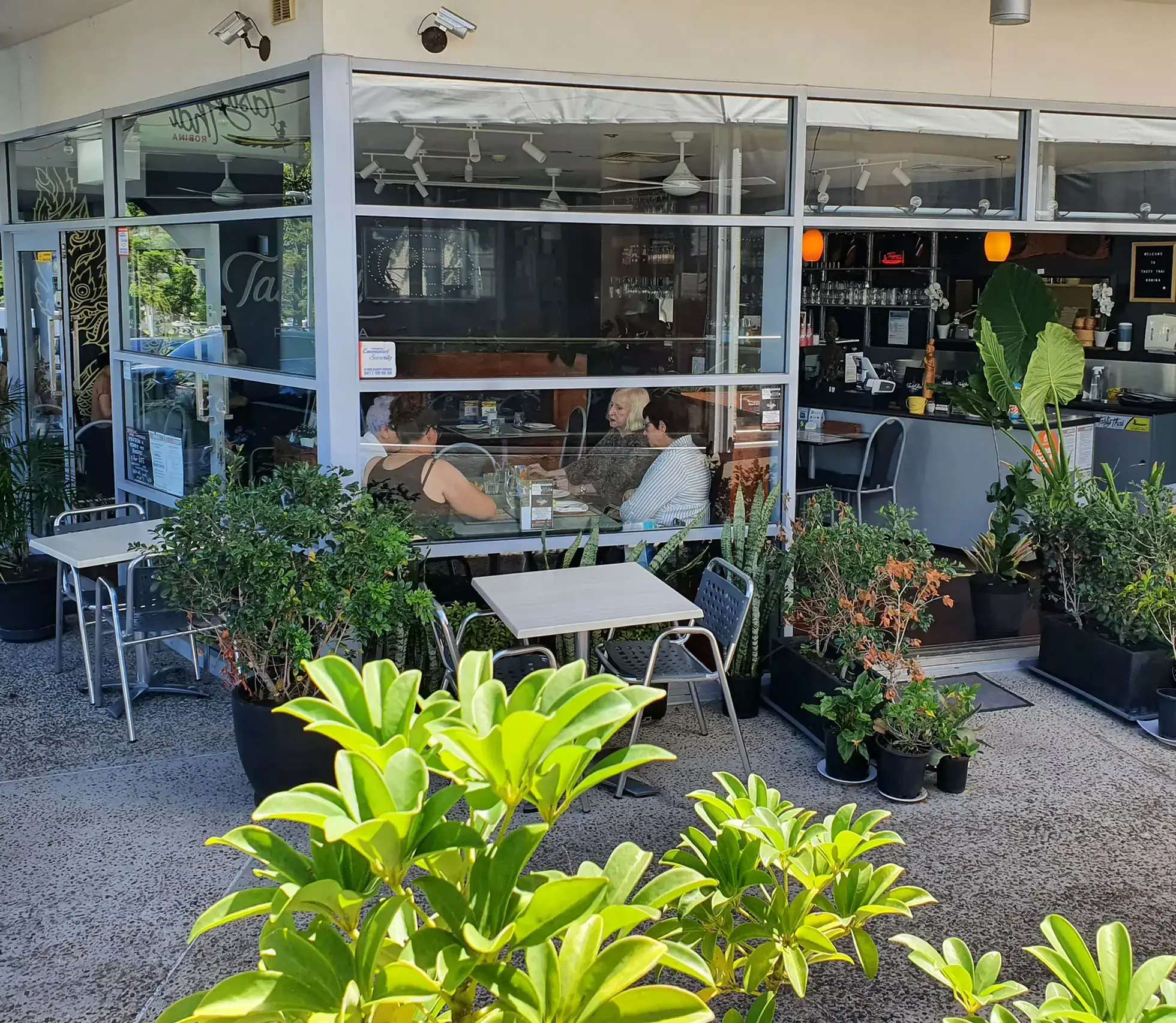Tasty Thai Robina restaurant exterior on Scottsdale Drive